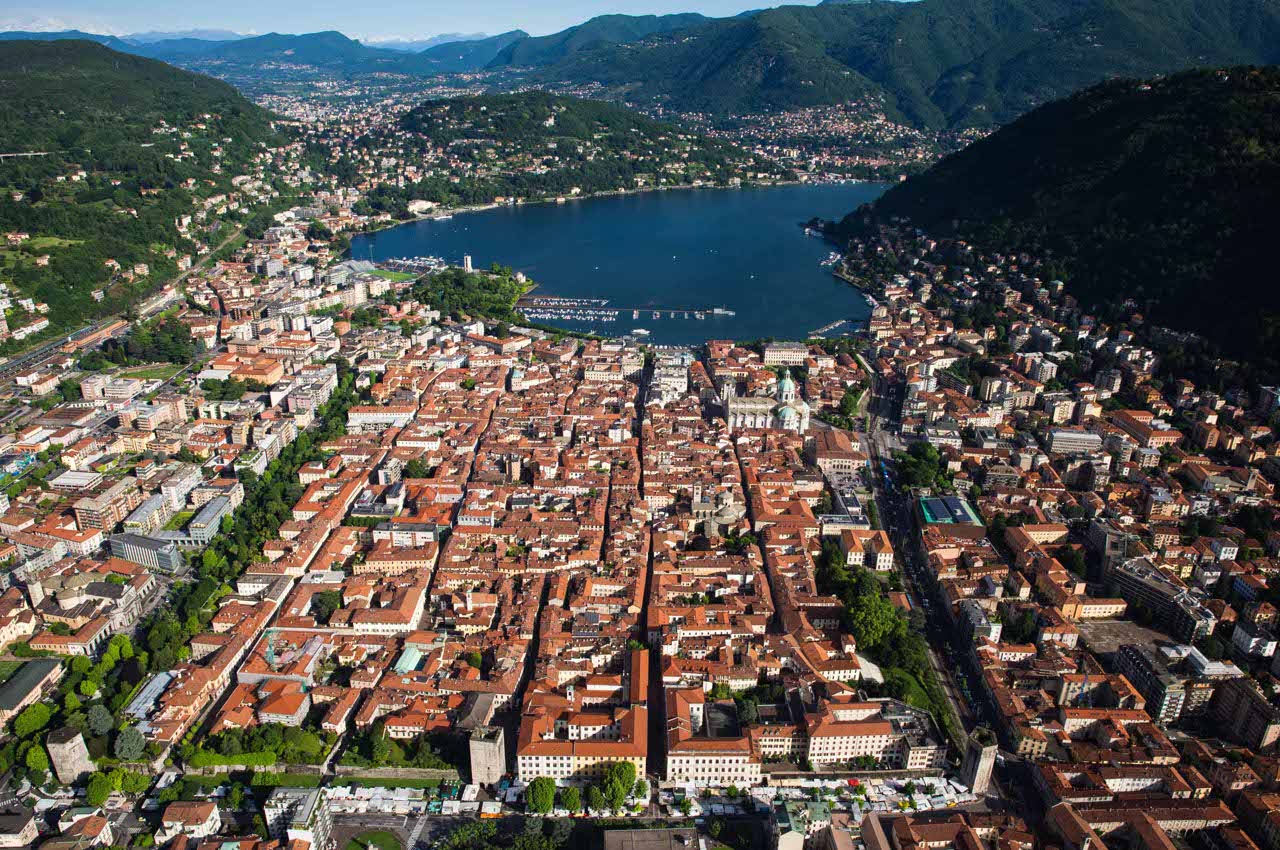 Como vista dall’alto