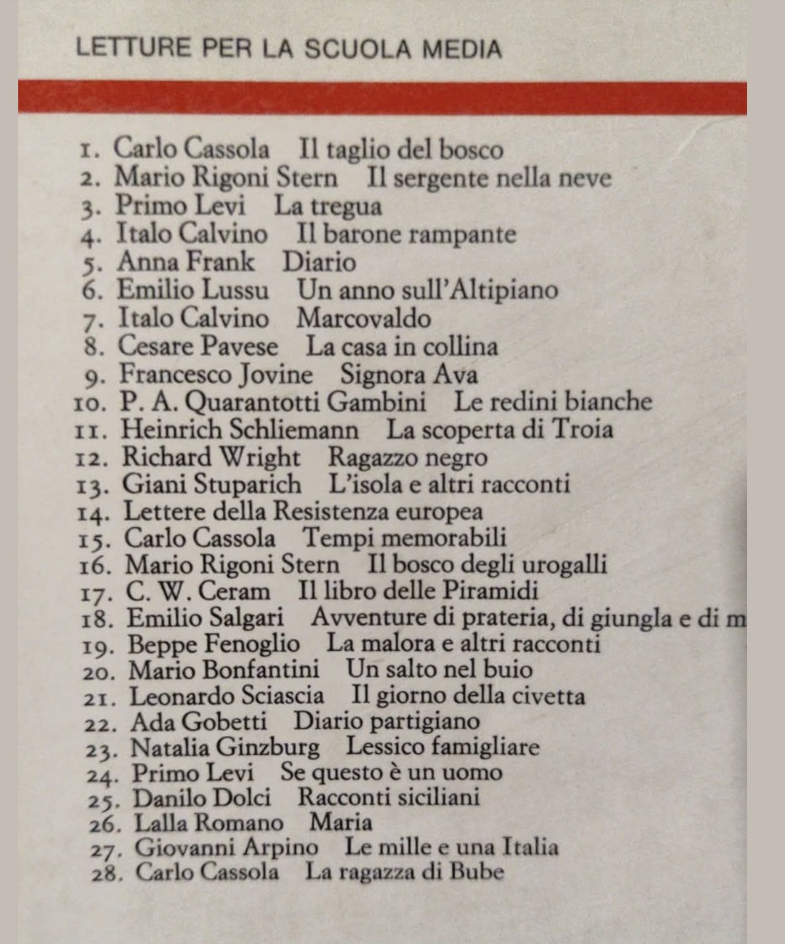 letture per la scuola media
